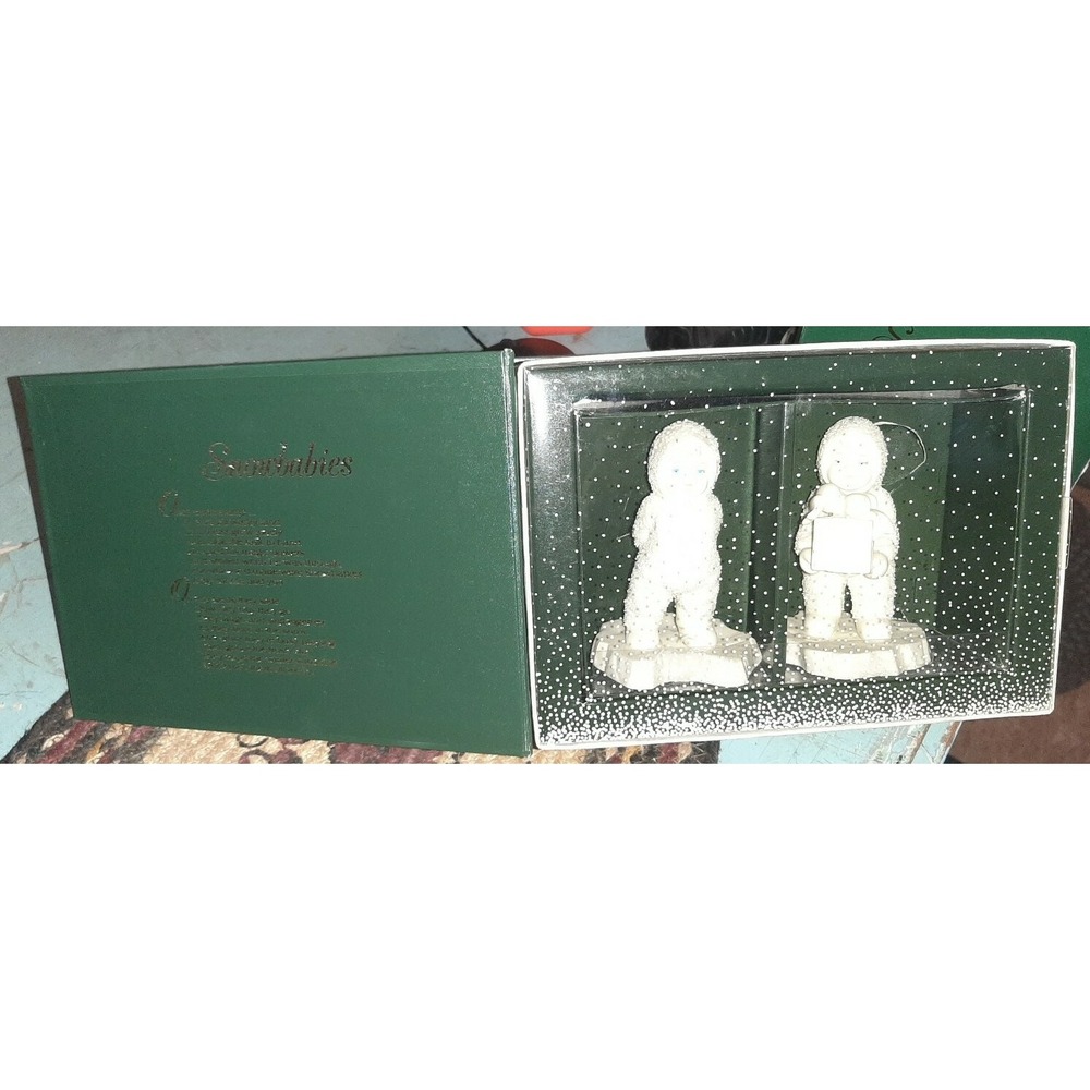 DEPT. 56 SNOWBABIES 6803-9 IS THAT FOR ME FIGURINES IN ORIGINAL BOX